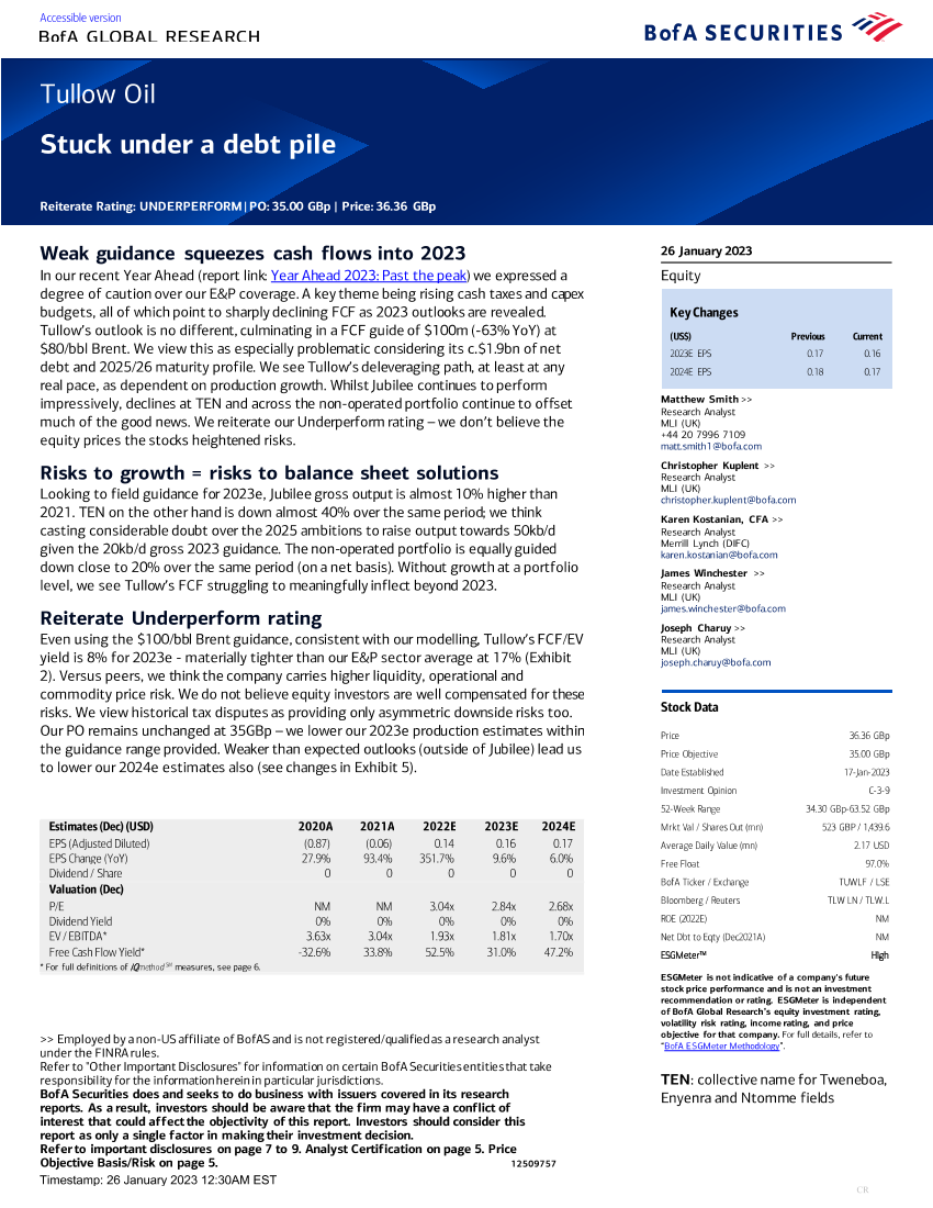 BofA Global Research-Tullow Oil Stuck under a debt pile-BofA Global Research-Tullow Oil Stuck under a debt pile-_1.png